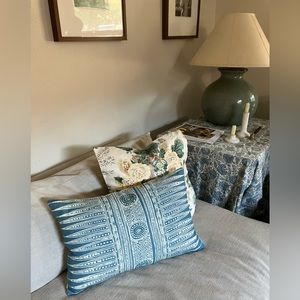 LEE JOFA Custom Made Zag Marine Pillow Cover